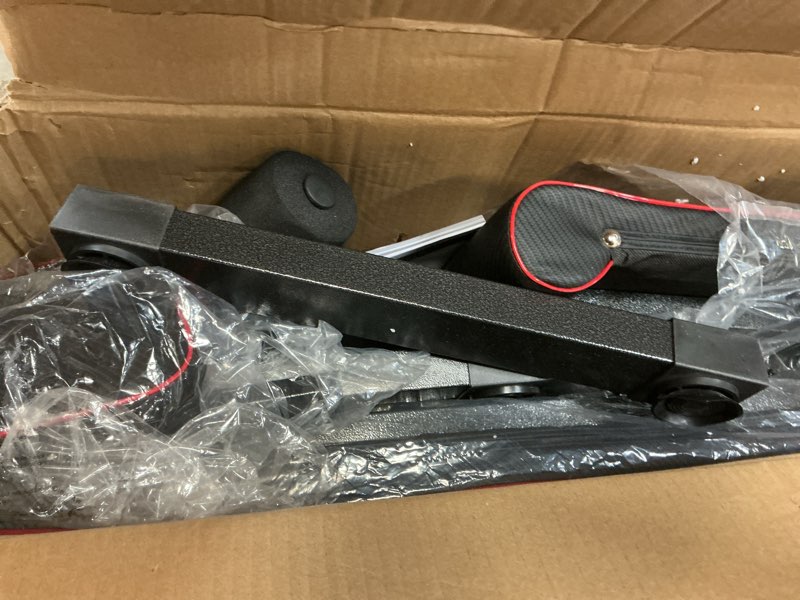 Condition photo showing As Is for Yoleo Adjustable Weight Bench, 660LB Foldable Workout Bench with Extended Head/Neck Protection/Spine Support for Bench Press, Fast Folding Incline Decline Flat Bench Dark