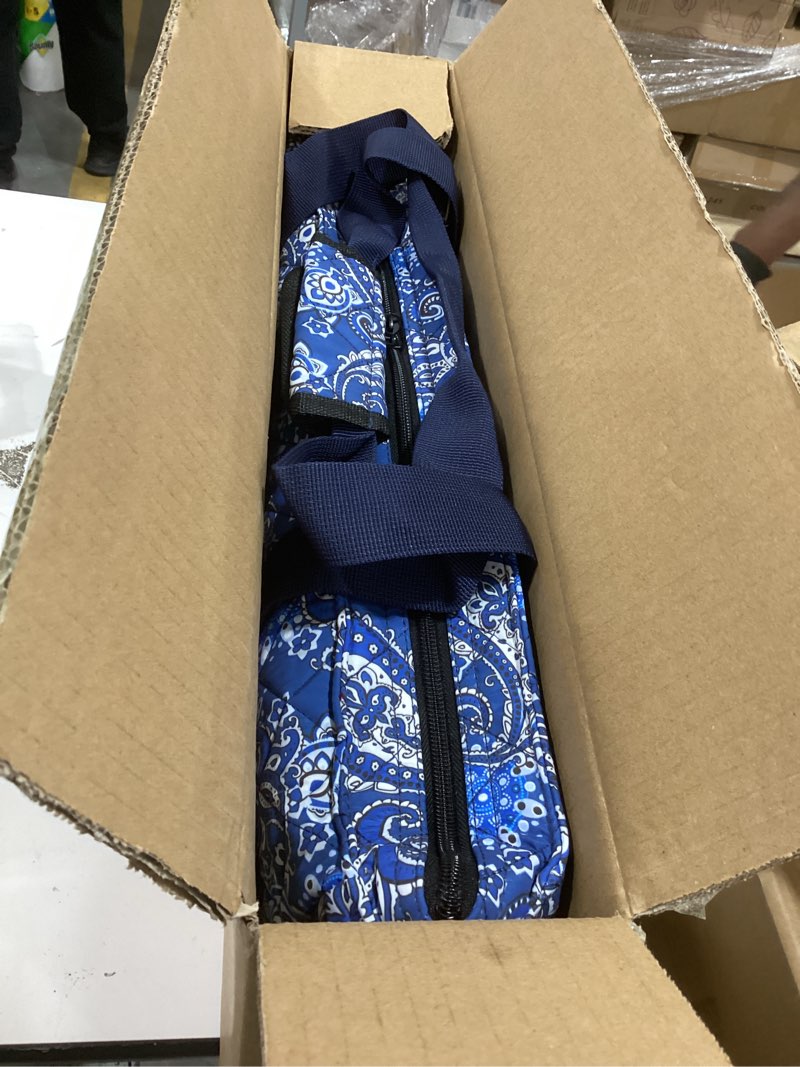 Condition photo showing As Is for American Mahjong Game Set, 166 Blue Tiles (1.2”), 4 All-in-One Color Rack/Pushers & Drawstring Bag, Complete Mahjong Sets with Blue Printed Carrying Bag and Mahjong Tile Set Accessories
