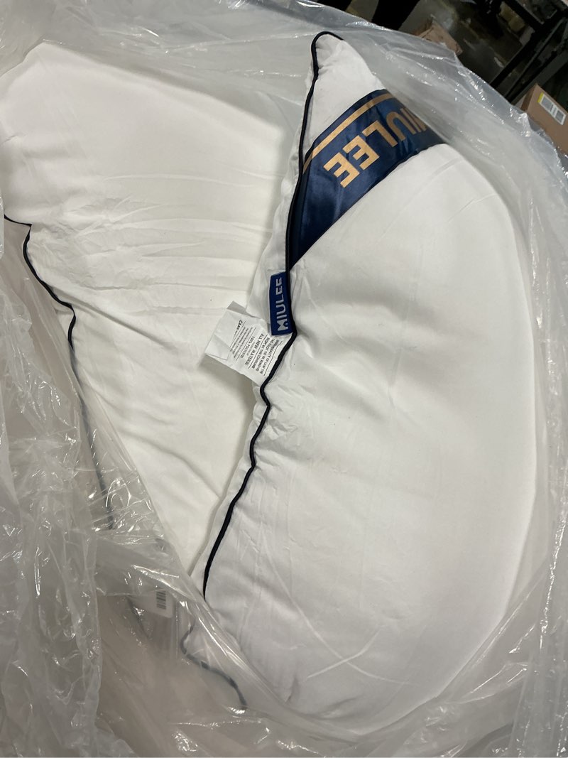 Condition photo showing item condition for MIULEE 20x20 Pillow Inserts Set of 2 Throw Pillows 20 Inch Premium Down Alternative Pillow Inserts Decorative Pillow Stuffer for Sofa, Couch (20x20 inch, Set of 2) 2 20x20 Inch