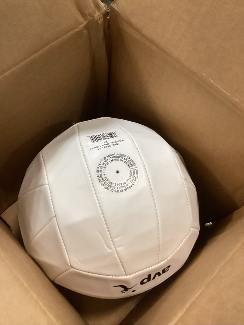 Condition photo showing Good Condition for WILSON AVP Soft Play Volleyball - Official Size White