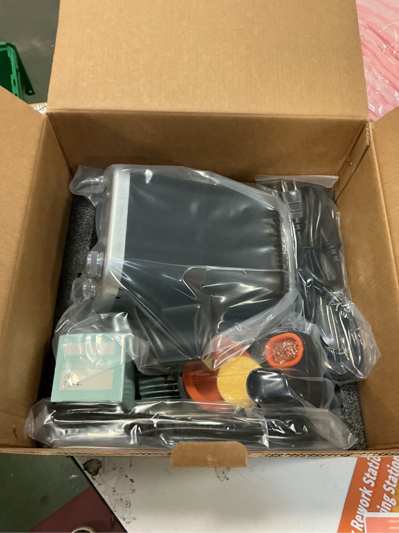 Condition photo showing New/Like New for M-T 2 in 1 Hot Air Rework & Soldering Station, 760W High Power, Digital LED Display, 3 Preset Temps, Smart Sleep Mode, °F/°C, Temp Correction, SMD Rework for PCB Repair, Electronics, DIY