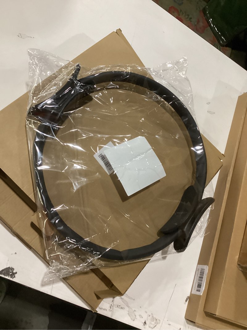 Condition photo showing New/Like New for Abahub Pilates Ring Set, Home Workout Pilates Equipment Pilates?14”Magic Circle, 9”Mini Ball, Highly Elastic Resistance Bands, Hoop for Women Home Fitness, Toning Arms, Thighs/Legs & Core, Black Set