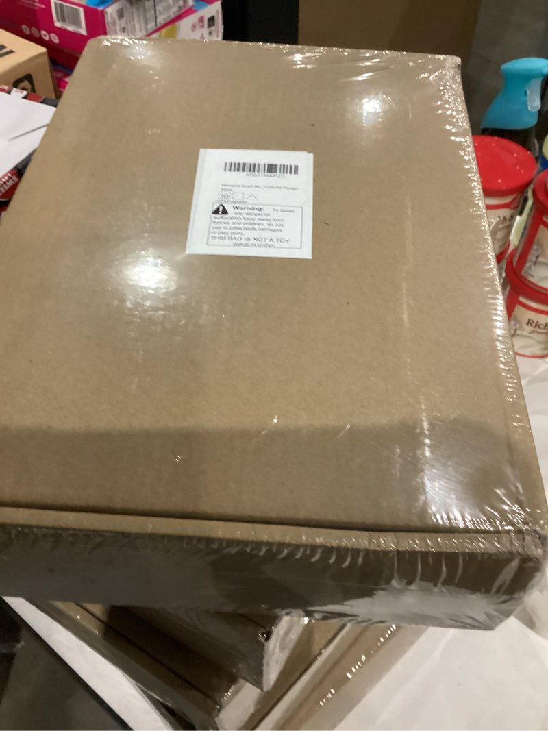 Condition photo showing New/Like New for Womens Scarf Winter Big Colorful Checked Thick Warm Soft Scarves Casual Tassel Blanket Scarf Colorful Design