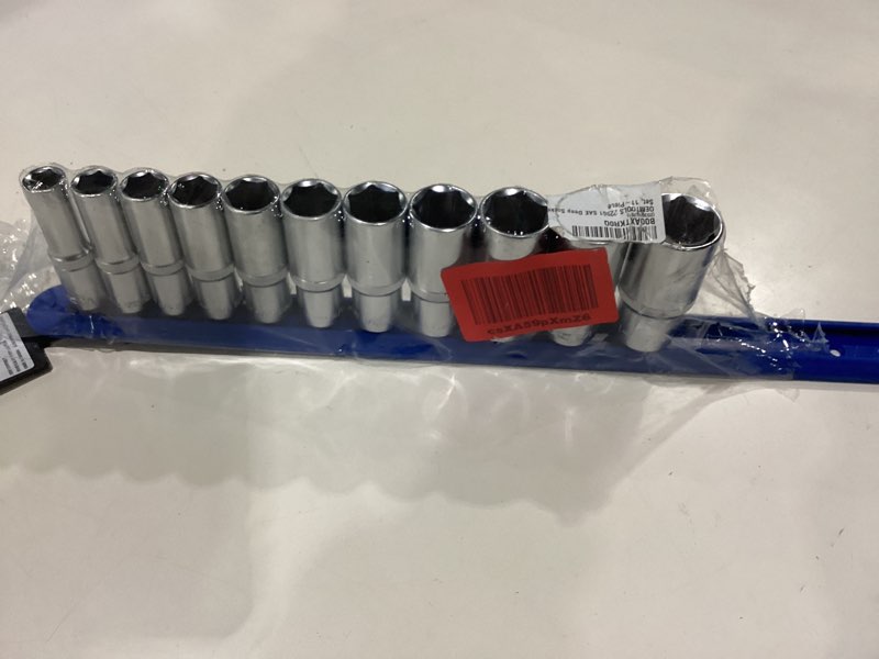 Condition photo showing Good Condition for oemtools 22961 sae deep socket set, 11-piece 11 piece metric deep socket set
