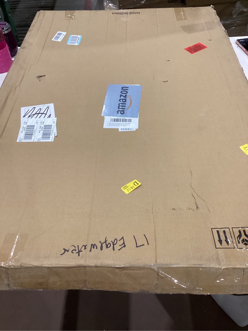 Condition photo showing New/Like New for large retro framed wall art - natural float framed vintage flowers canvas william morris painting pictures rustic floral pattern prints artwork for living room bedroom office decor 96" x 48" set of 3 32" x 48" x 3pieces framed brown