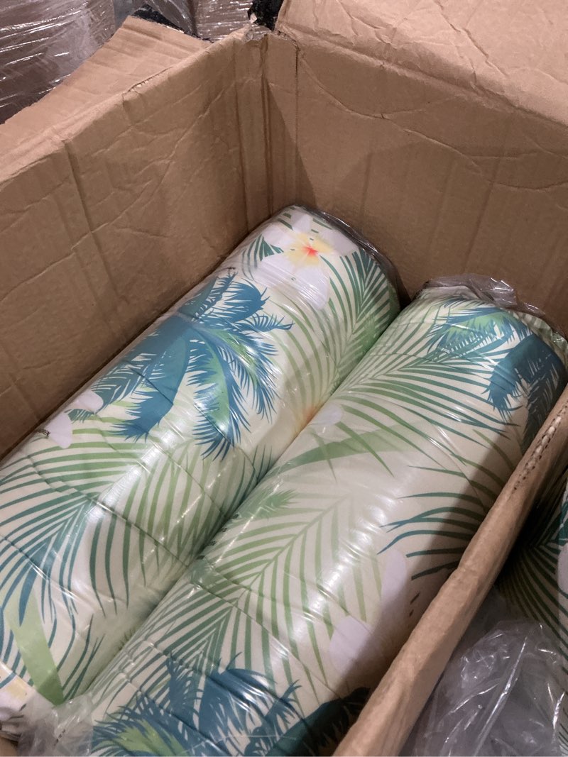 Condition photo showing Good Condition for chitidr 4 pack outdoor high back chair cushion, 44 x 20 inches patio chair cushions waterproof rocki