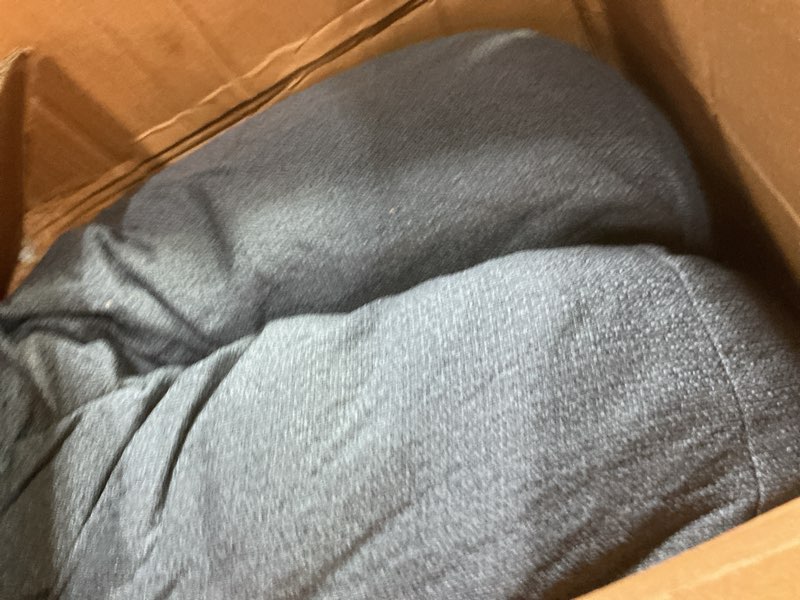 Condition photo showing Good Condition for Orthopedic Dog Bed for Large Dogs - Extra Thick Supportive Dog Couch Bed, Pet Beds Sofa with Waterproof Washable Cover & Non-Slip Bottom, Grey, 38x28 Inch Grey 38"L x 28"W x 9"H