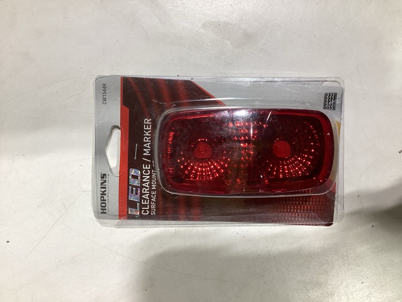 Hopkins LED 4" Oblong Multi-faceted Clearance/side Marker, Red