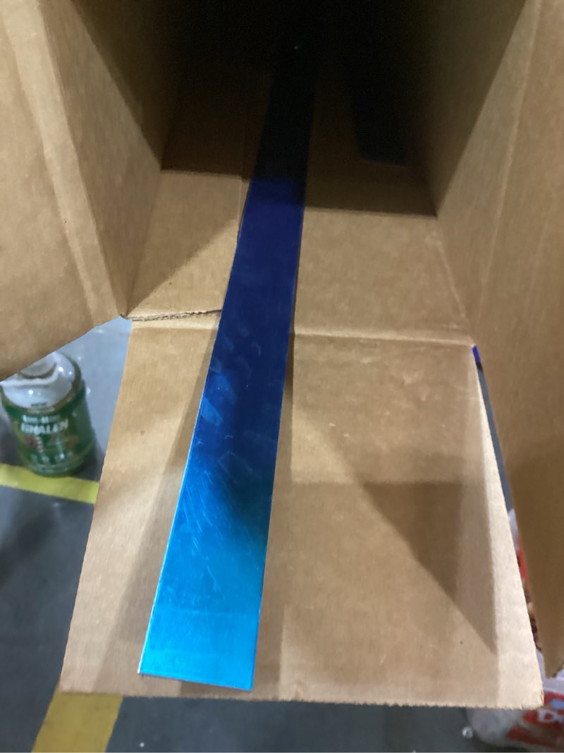 Condition photo showing Good Condition for 2 pcs 304 stainless steel sheet metal gap filler trim strip (30"x 1"x 0.04" thickness)?brushed metal finishing sheet for home kitchen tools 2 pcs (1 x 30 inch)