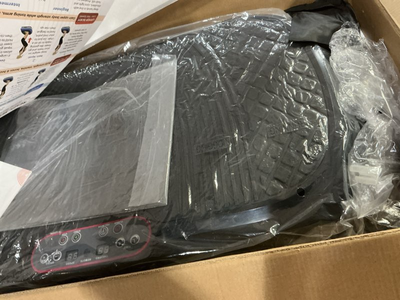 Condition photo showing Good Condition for lifepro waver vibration plate exercise machine for lymphatic drainage, muscle activation, full-body workout vibrating platform with loop bands, fitness equipment for strength toning & fat loss black