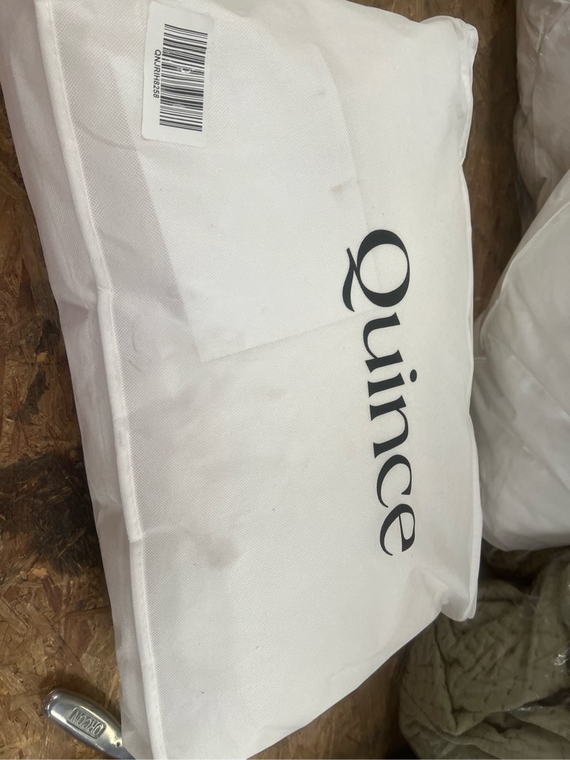 Condition photo showing New/Like New for luxe goose down pillow, standard, medium/firm