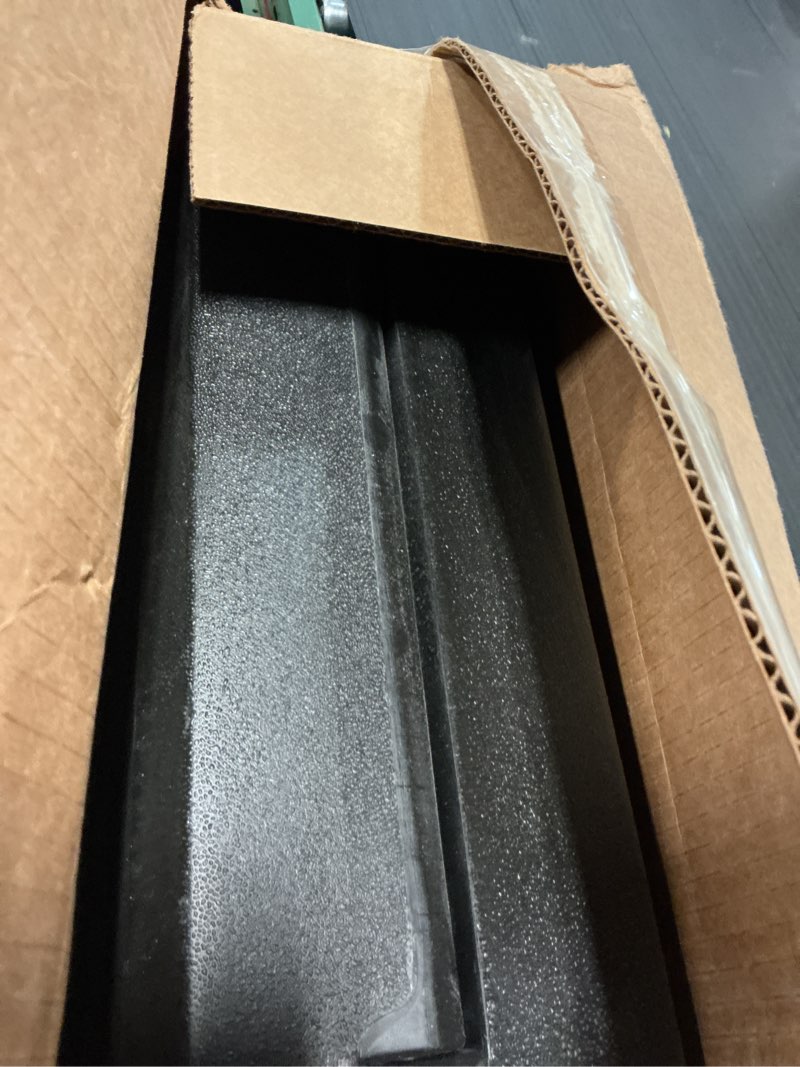 Condition photo showing As Is for sentrysafe fireproof safe box with key lock, chest safe with carrying handle to secure money, jewelry, documents, 0.25 cubic feet, 6.3 x 15.3 x 12.1 inches, 1160 fire resistant box 0.25 cu. ft.