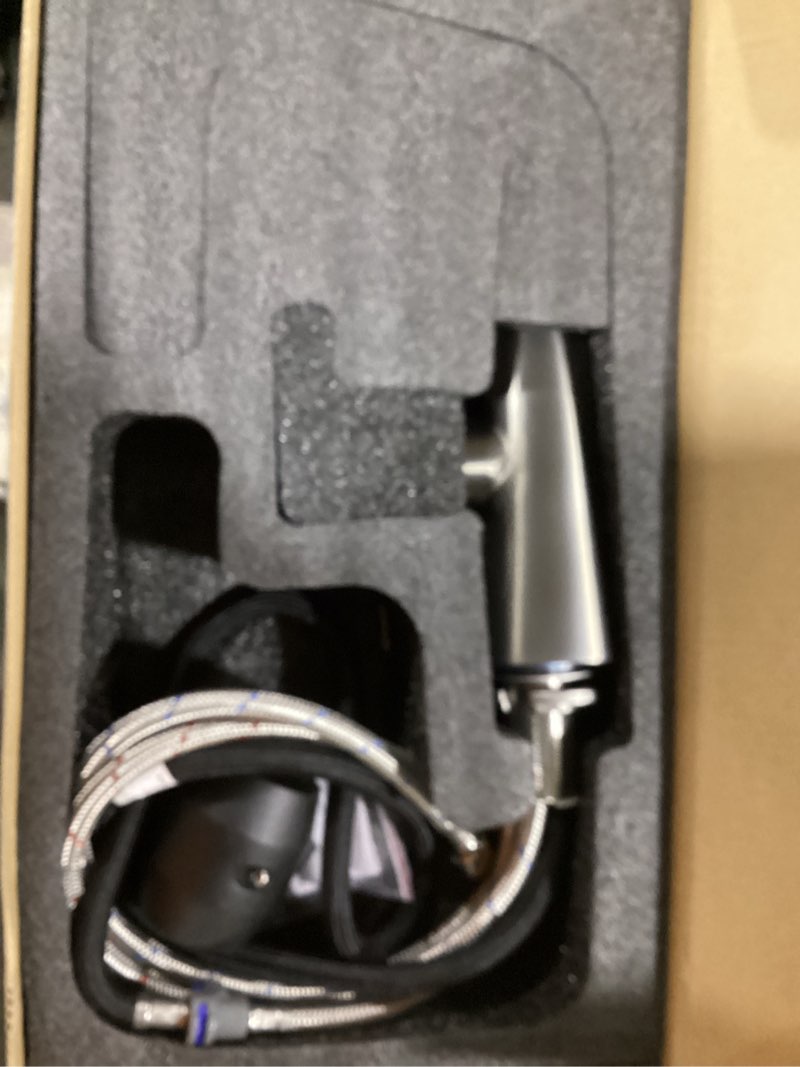 Condition photo showing Good Condition for kitchen faucet with pull out sprayer, upward rinse, lift & 360° rotation, 10" retractable hose, stainless steel, modern single handle vessel sink faucets single hole for bathroom, bar, kitchen