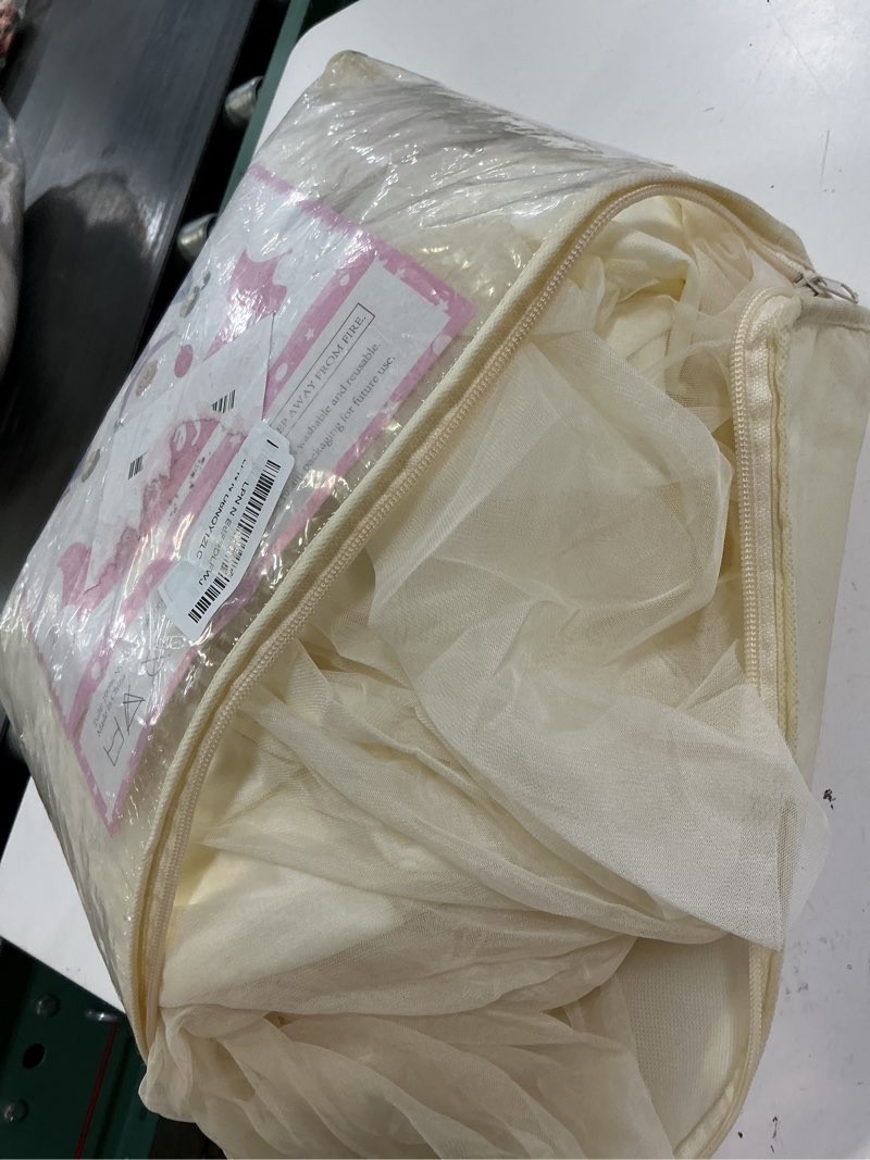 Condition photo showing Good Condition for 2 pack 8ft ivory tulle tablecloths for rectangle tables, 8 foot ivory rectangular table cloth wrinkle free tablecover with tutu skirt for wedding baby shower birthday party banquet buffet cake ivory 96" x 30" (8ft - 2 pack)