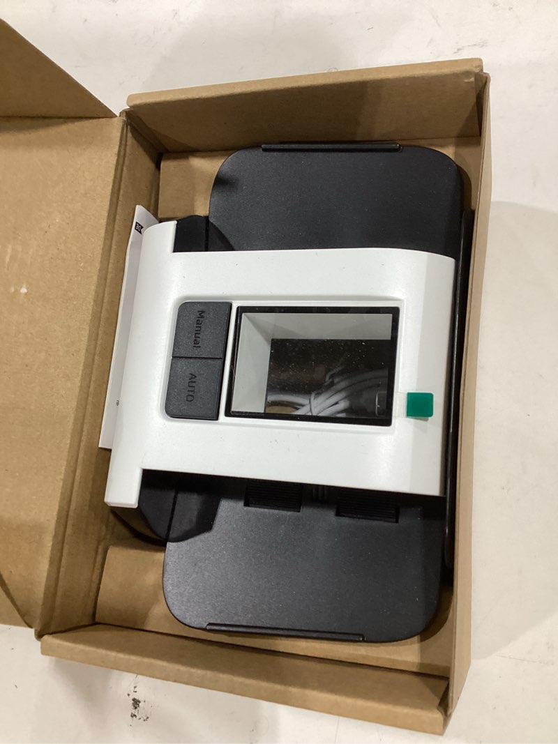 Condition photo showing As Is for adzerd automatic card shuffler for seniors, rechargeable one press, quiet electric shuffle machine for family games and poker night, white