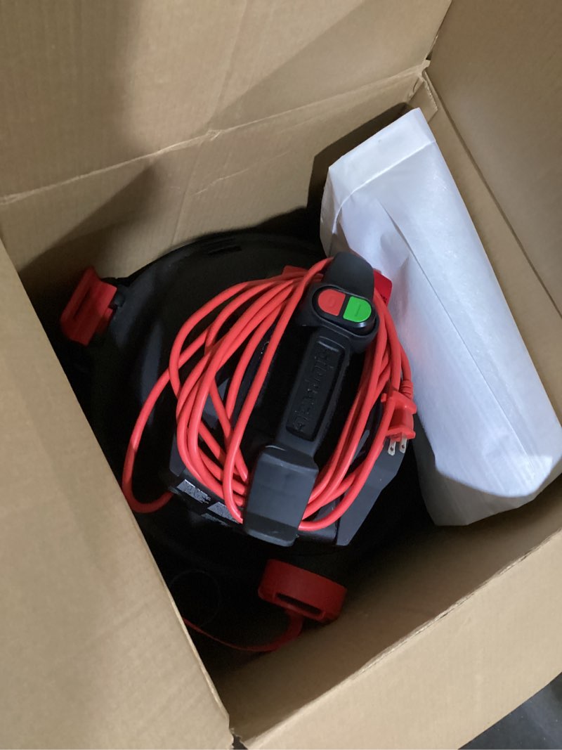 Condition photo showing Good Condition for shop-vac wet/dry shop vacuum with accessories included