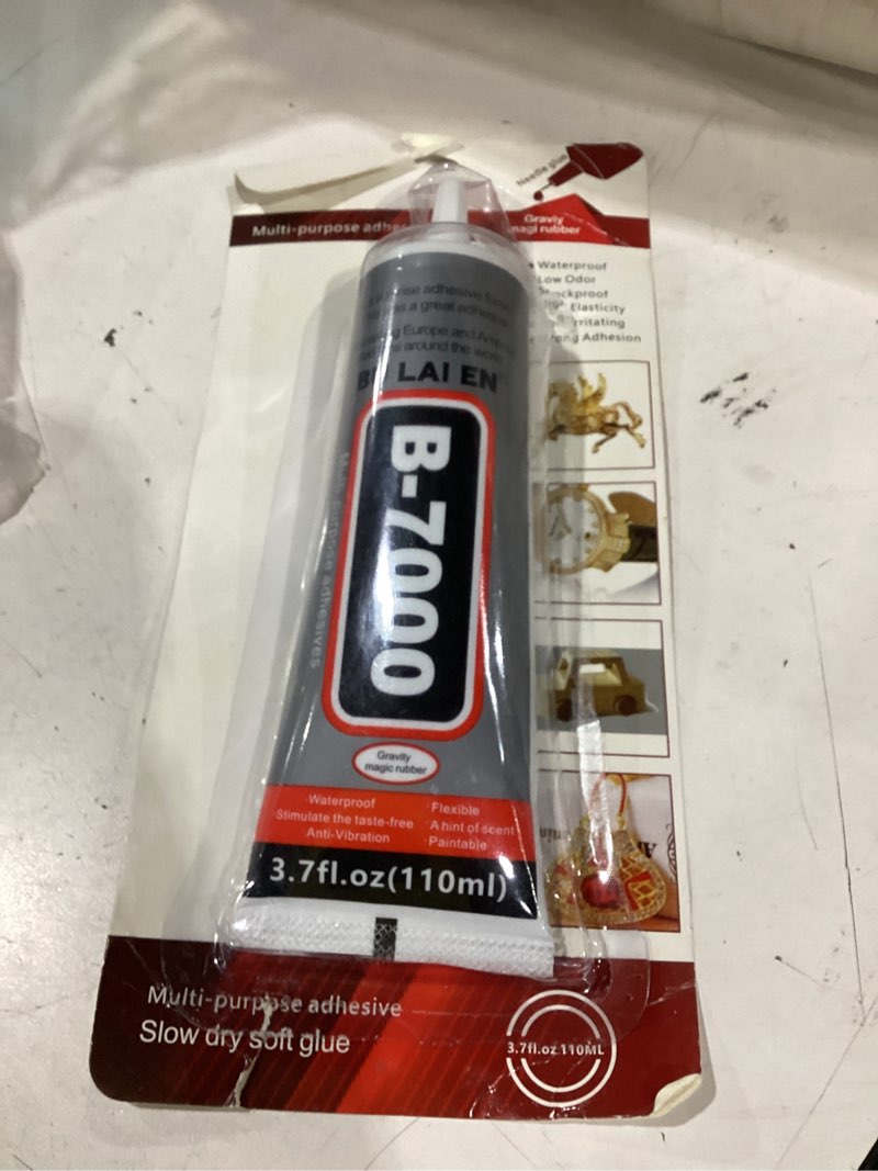 Condition photo showing New/Like New for jewelry glue for metal and stone: 110ml 3.7fl.oz super adhesive for bead making, stones, rhinestones, metal crafts, diamond nail, and fabric repair 1pc 110ml/3.7fl.oz
