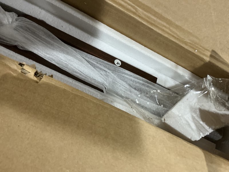 Condition photo showing Good Condition for ChooChoo Shoe Storage Cabinet with 2 Flip Drawers, Deodorizing Shoe Organizer Storage for Entryway, Freestanding Hidden Slim Narrow Shoe Rack Cabinet, Walnut Walnut 2-Drawers