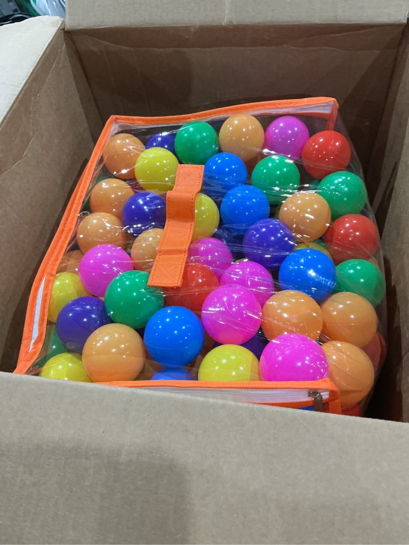 Condition photo showing Good Condition for vanland ball pit balls for baby and toddler phthalate free bpa free crush proof plastic - multicolored pit balls in reusable play toys for kids with storage bag bright colors 200 balls