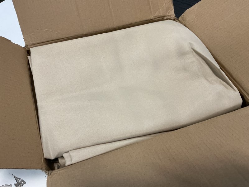 Condition photo showing Good Condition for outdoor curtains for patio waterproof - 6 panels privacy weatherproof outside curtains with grommets for pergola, gazebo, porch, cabana, balcony, 54 x 84 inch, cream cream 54"w x 84"l (pack of 6)