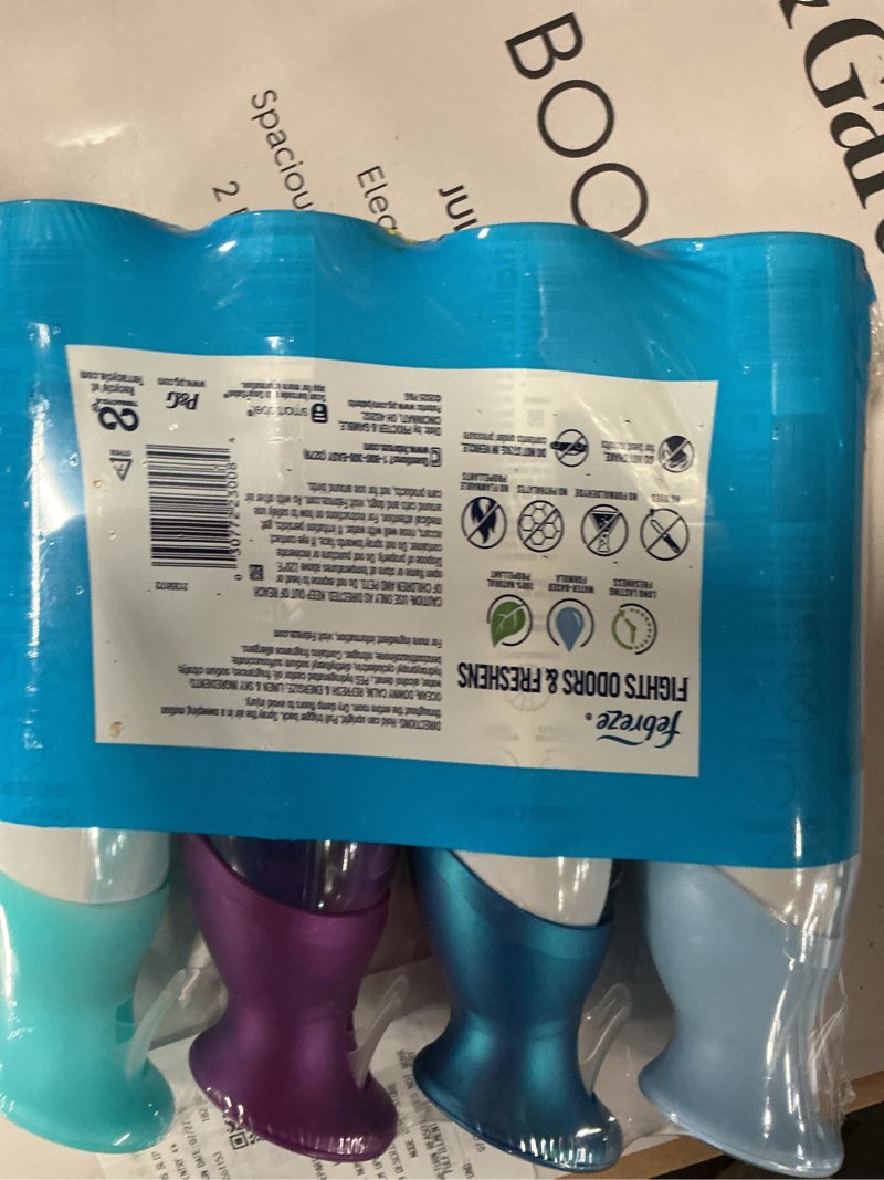 Condition photo showing New/Like New for febreze air mist air freshener spray, mixed scent, 4ct., 32.4 oz.