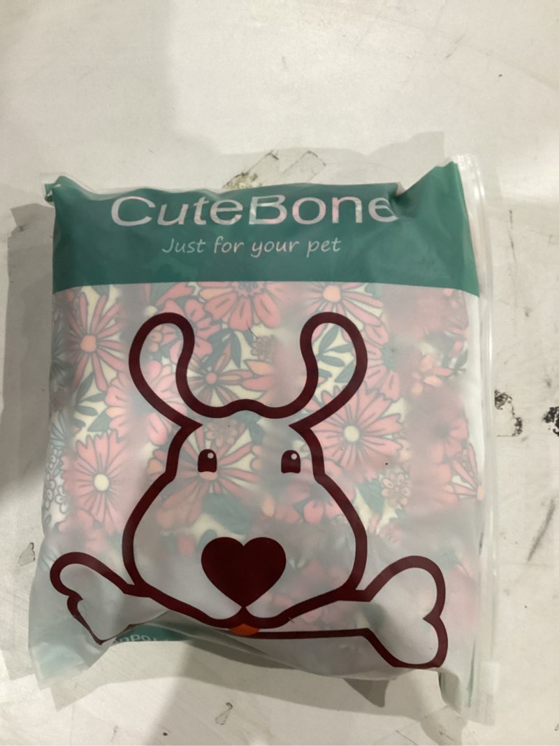 Condition photo showing Good Condition for cutebone female dog diapers with skirts 3 pack reusable puppy dresses pants for heat cycle period qbd12m feather&flowers skirts 3pcs m
