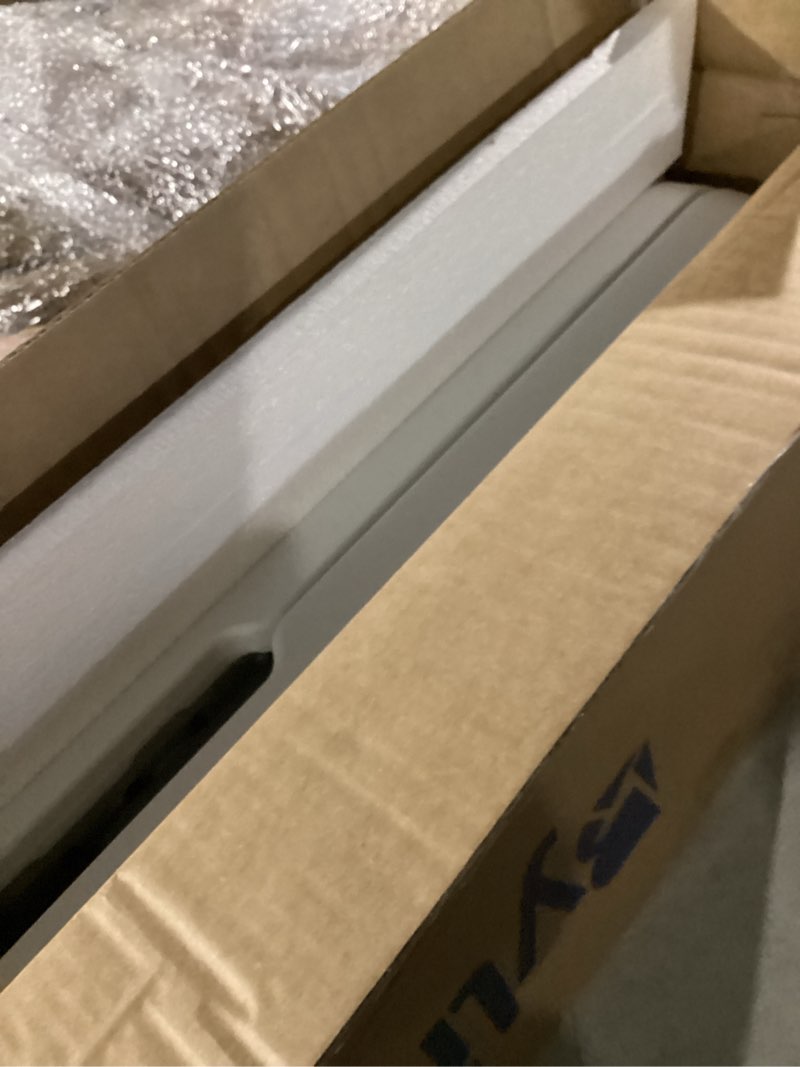 Condition photo showing Good Condition for 34" square folding card table, fold-in-half utility dining portable table heavy duty hdpe white plastic foldable with carrying handle indoor outdoor for picnic, camping, party white 34in?square)