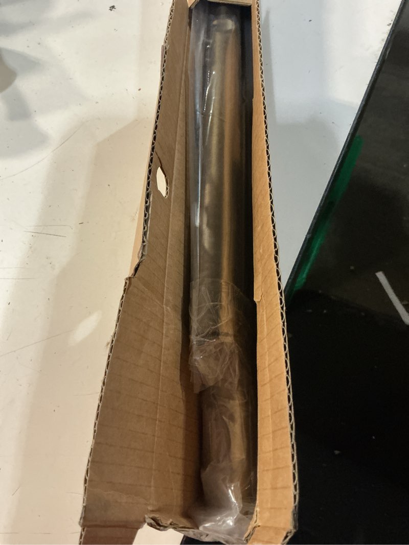 Condition photo showing New/Like New for ivilon drapery window curtain rod - end cap style design 1 inch pole. 72 to 144 inch color warm gold 72 to 144 in.
