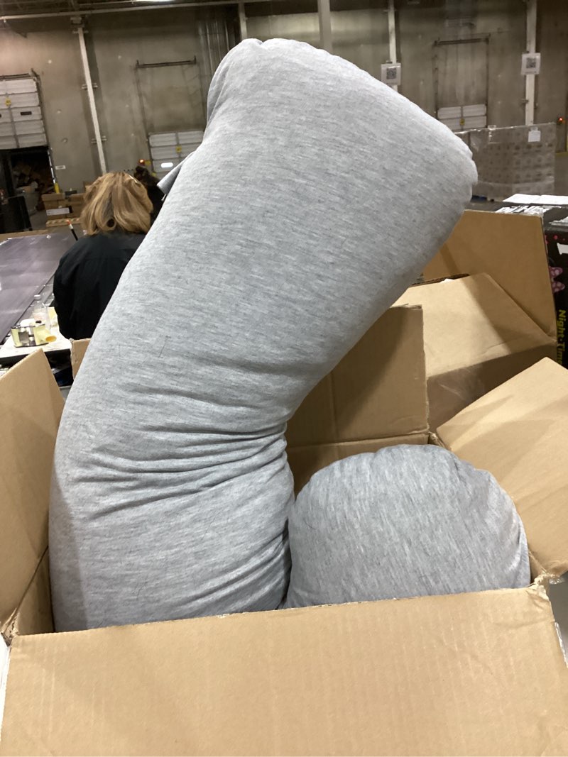 Condition photo showing As Is for Long Full Body Pillow for Sleeping, Hypoallergenic Support