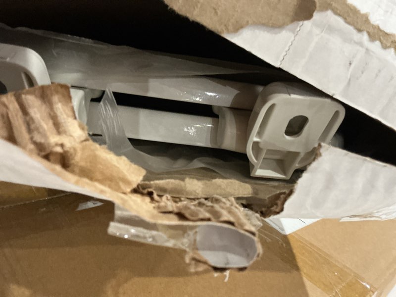 Condition photo showing Good Condition for kohler stonewood quiet-close elongated toilet seat, slow close design, durable wood, easy installation, universal fit, white finish, k-20466-0