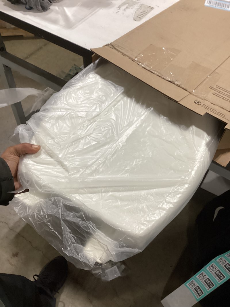 Condition photo showing New/Like New for Bemis Aurora Slow Close Toilet Seat, Easy Clean Hinges and Adjustable Perfect Fit Plastic Seat, Made in USA, Elongated, Biscuit Elongated Biscuit