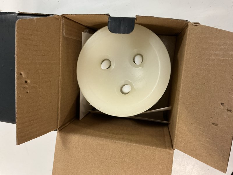 Condition photo showing Good Condition for 3 wick flameless candles set of 2, 4"x4" flickering large flameless candles with remote & timer, dimmable real wax electric pillar candles battery operated, led candles for home wedding xmas decor lvory 2pc