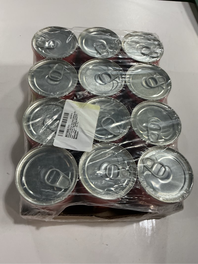 Condition photo showing New/Like New for Evanger's Against The Grain Nothing Else! 100% Salmon Dog Food – 12 Count, 11 oz Each – Single-Ingredient Meatball Texture in Natural Broth – Wet Dog Food – Grain & Gluten Free Salmon 11 oz (Pack of 12) (BEST BY 08/2028)