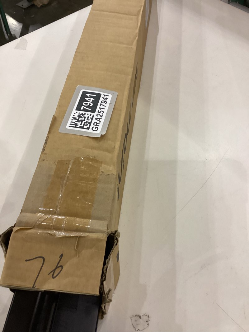 Condition photo showing As Is for Cordless Zebra Blinds for Windows (24" W X 72" H, Black) Free-Stop Zebra Roller Shades Dual Layer Li