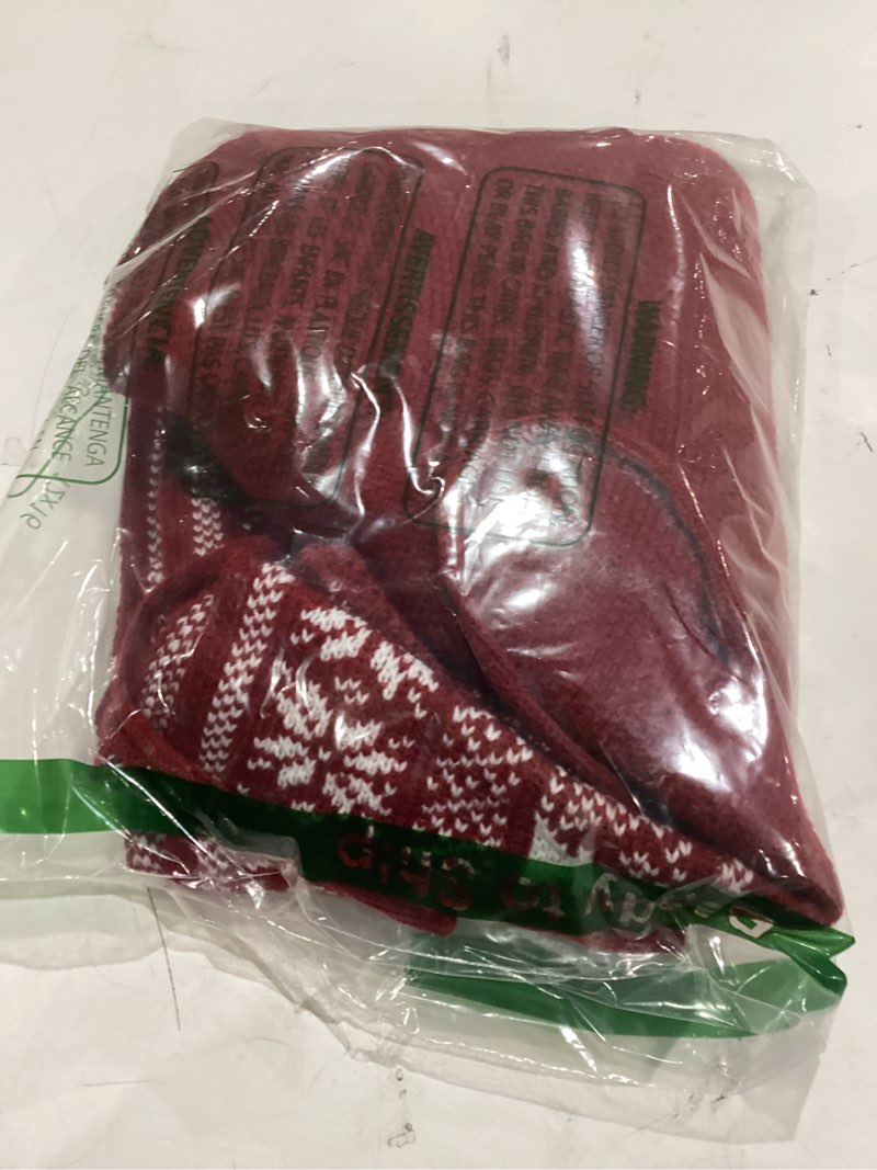 dremisland christmas tree skirt luxury cable knitted thick rustic xmas tree decoration red tree skir