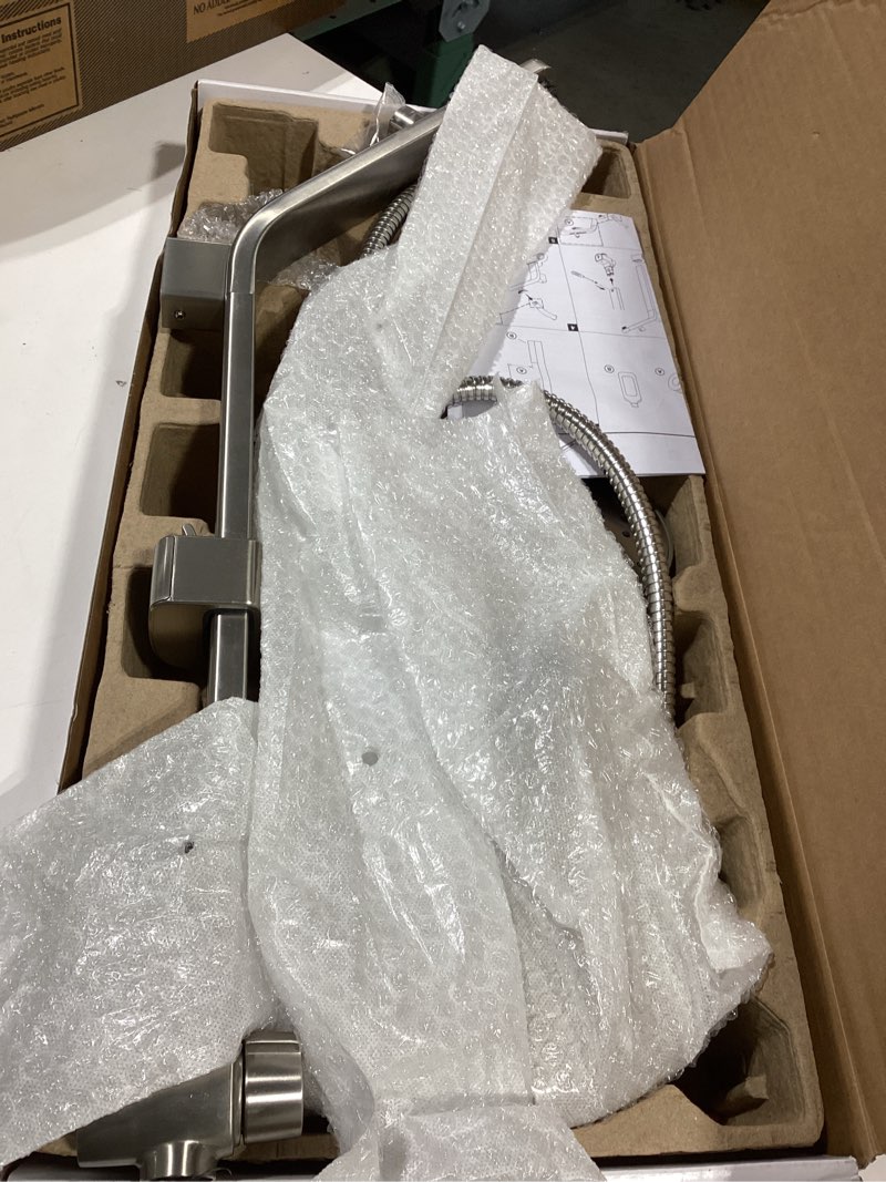 Condition photo showing Good Condition for kohler raindet vibrant brushed nickel 7.94-in shower faucet bar system with 3-way diverter