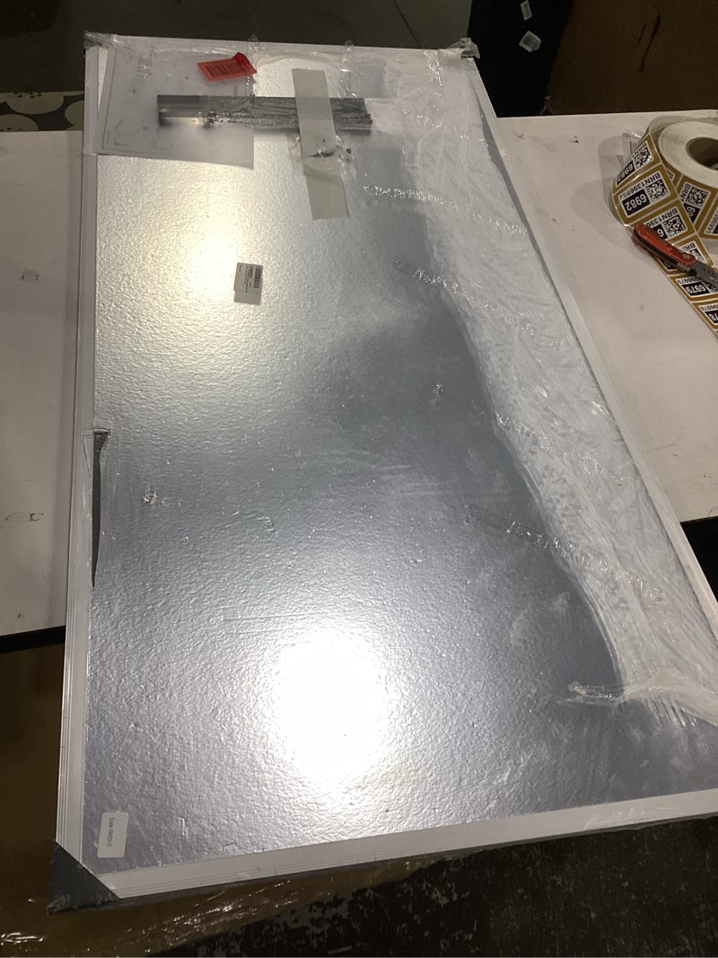 Condition photo showing Good Condition for viz-pro magnetic dry erase board, 48 x 24 inches, silver aluminium frame 48"w x 24"h