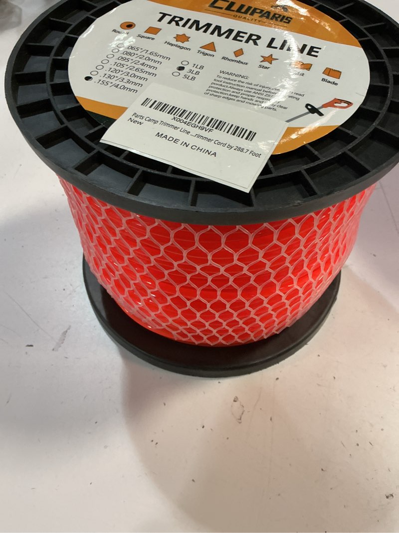 Condition photo showing Good Condition for parts camp trimmer line .155 inch heavy-duty string trimmer line 3lb trimmer cord by 288.7 foot 3.0 pounds
