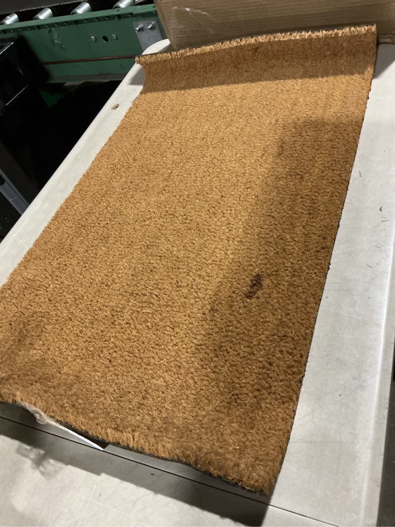 imports decor coir doormat, plain coco,