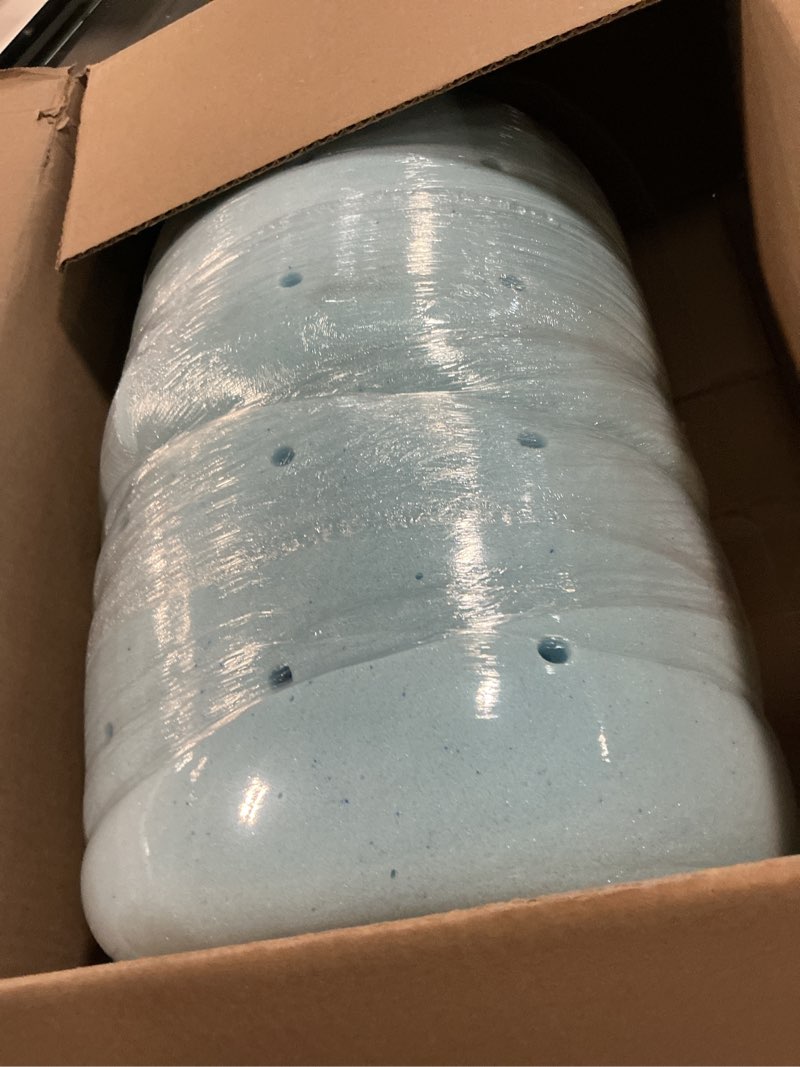 Condition photo showing Good Condition for egohome 2 inch queen memory foam mattress topper, cooling gel infused & pressure relieving pad in a box, dorm room essentials, certipur certified, blue