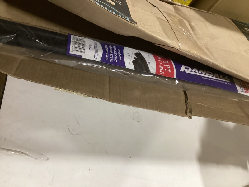 Condition photo showing Good Condition for 36" Kerf Slide-in Double Bulb Seal Weatherstrip Door Bottom – Durable Seal for Energy Efficiency & Draft Protection (Black)
