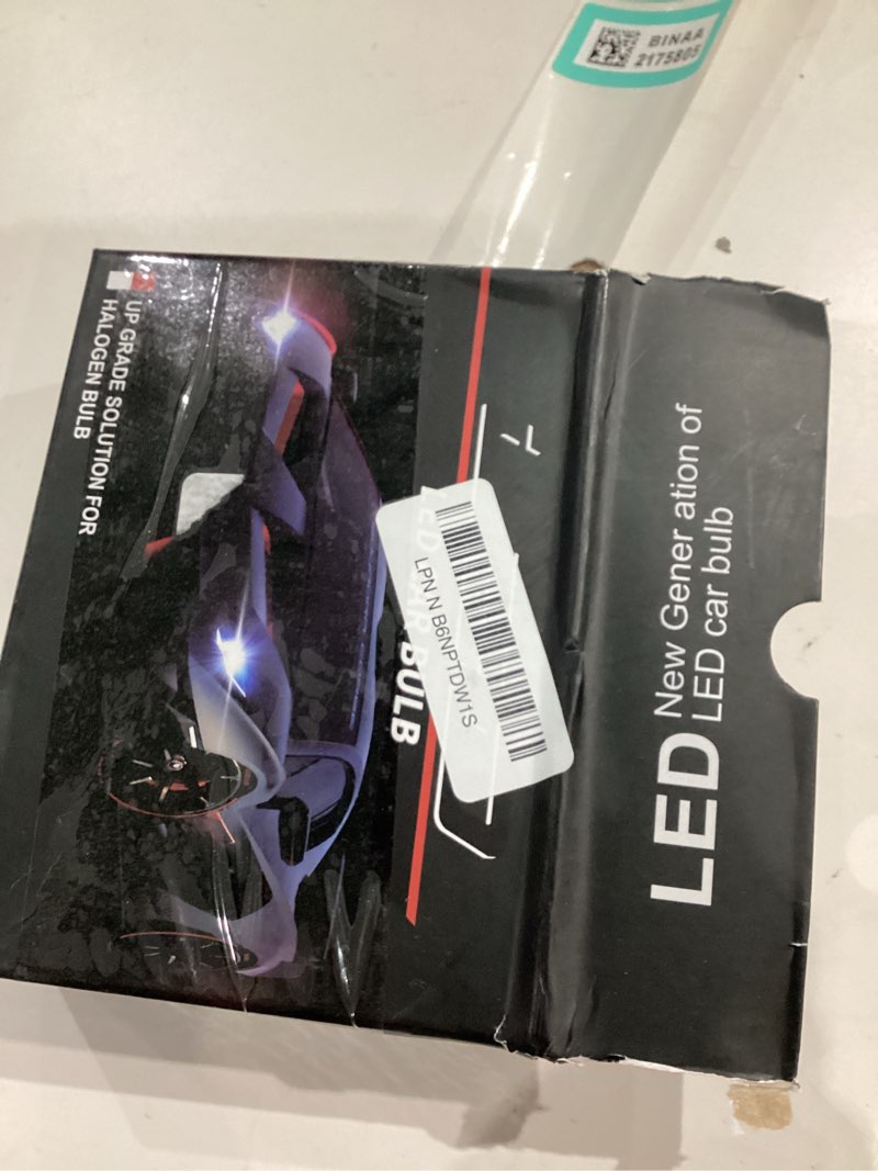 Condition photo showing Good Condition for fits for 2019-2025 jeep wrangler jl hi/lo dual beam lights, 300% super bright white plug and play powersports lights blubs package, 6500k white, pack of 2