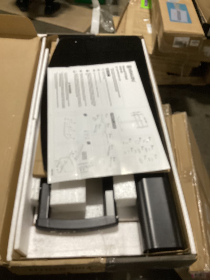 Condition photo showing Good Condition for (Similar to)Universal TV Stand - Table Top TV Stand for 27-60 inch LCD LED TVs - 9 Level Height Adjustable TV Base Stand with Tempered Glass Base & Wire Management, VESA 400x400mm 27\"-60\" Universal Tabletop TV Stand