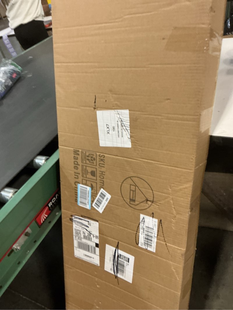 Condition photo showing New/Like New for HOMEKAYT Gold Clothing Rack with Shelf Heavy Duty Gold Garment Rack Gold Glothes Rack Modern Display Rack for Home, Boutique,Retail - 59''L 59''L with Shelf E-Gold