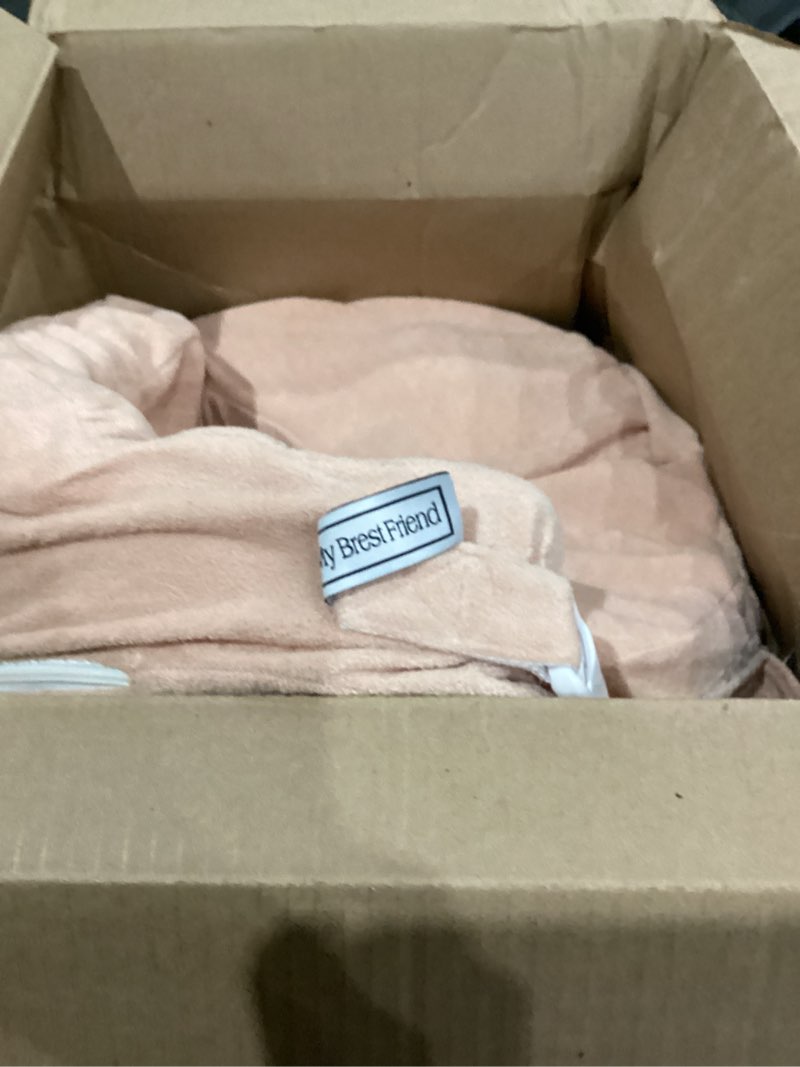 Condition photo showing As Is for my brest friend nursing pillow - deluxe - enhanced comfort w/ slipcover - ergonomic breastfeeding pillow for ultimate support for mom & baby - adjustable pillow w/ handy side pocket, soft rose