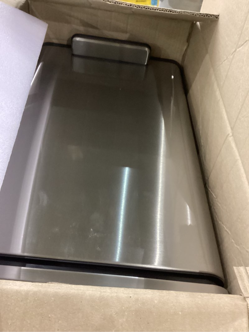 Condition photo showing Good Condition for SIMPLI-MAGIC 50 Liter / 13.2 Gallon Soft-Close, Smudge Resistant Trash Can with Foot Pedal and Built