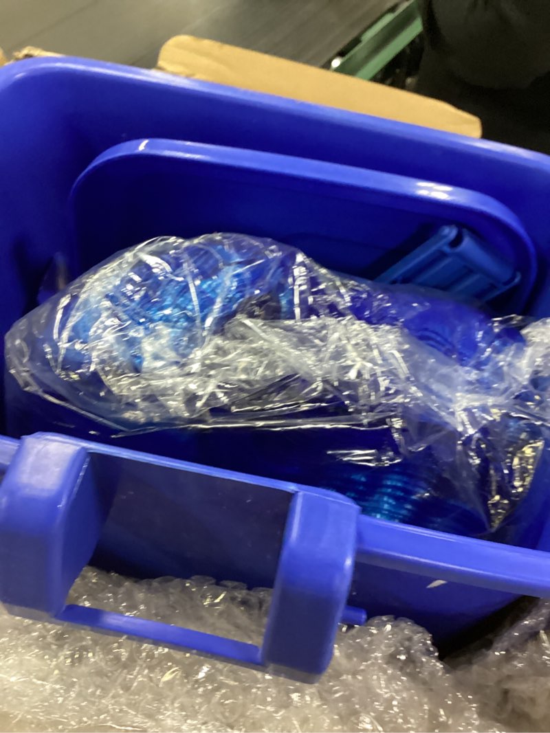 Condition photo showing Good Condition for Geiserailie 5.3 Gallon Recycle Bins for Kitchen with Foot-Operated & Self-Closing Lid, Includes 50 Trash Bags Wastebasket Bin for Recycling and Waste for Indoor&Outdoor Kitchen&Office