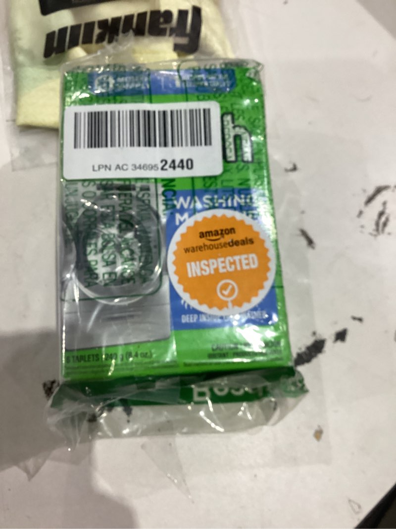 Condition photo showing New/Like New for Affresh Washing Machine Cleaner, Helps Power Away Odor Causing Bacteria & Grime Deep Inside Pump, Valve & Hoses, 6 Time Release Tablets, 6 Month Supply 6 Count (Pack of 1)