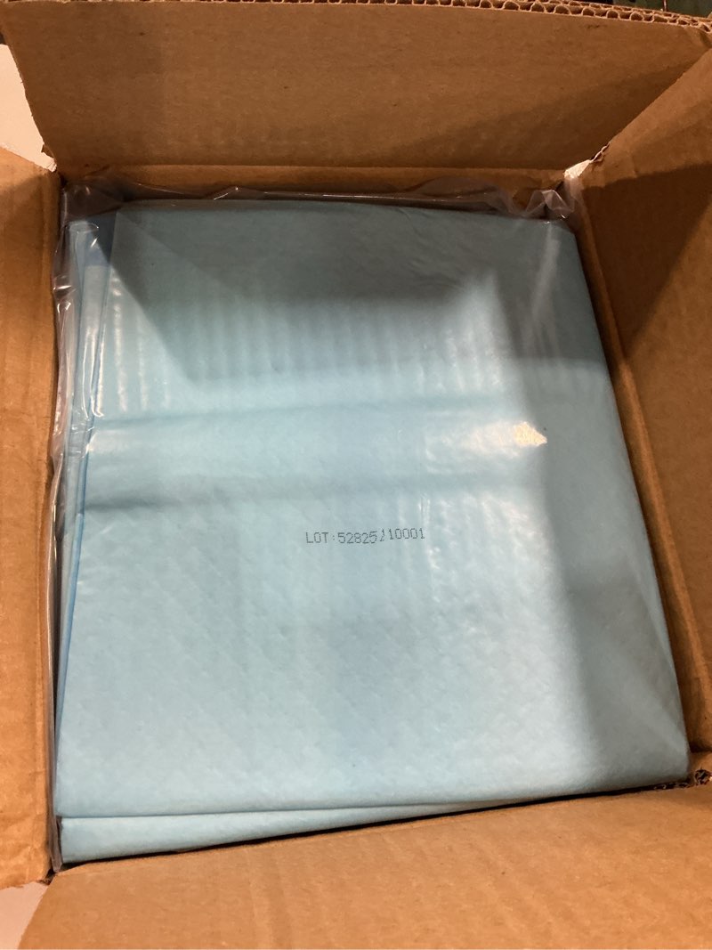 Condition photo showing New/Like New for medline light absorbency underpad, 23" x 36", 50 count, disposable bed, furniture & surface protection, for kids, adults, elderly, puppy pad, changing pad, incontinence pee pad, chucks 23" x 36" (50 count)