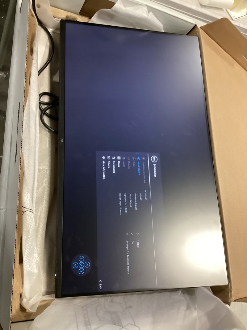 Condition photo showing Good Condition for Dell S2425HS Monitor - 23.8 Inch, FHD (1920x1080) Display, 100Hz Refresh Rate 1500:1 Contrast Ratio, TÜV Rheinland Eye Comfort 4 Star, Integrated 2x5W Speaker, Height/Tilt/Swivel/Pivot - Ash White 23.8 Inches S2425HS